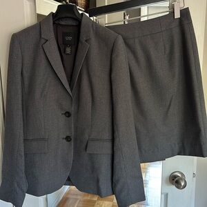 J. Crew “Super 120’s” 💯 wool blazer and matching pencil skirt. Offers welcome.